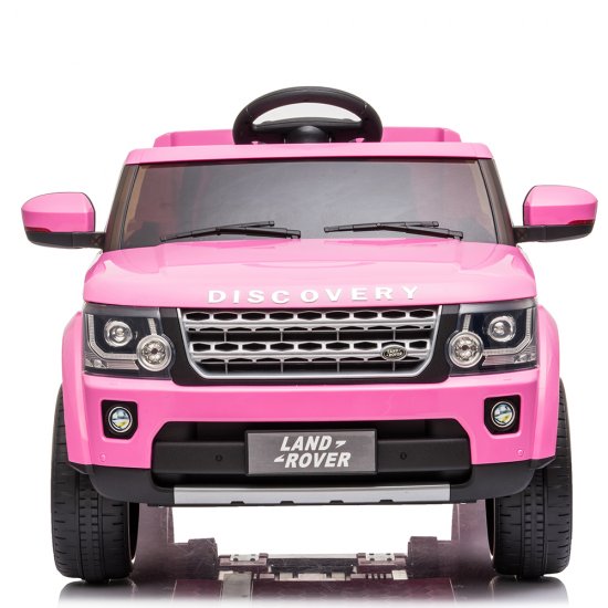 Kids Electric Car, Land Rover Powered Toy Car on 4 Wheels, Kids Ride-On Car with Remote Control, 12V Kids Toy Car with Seat Belt, MP3 Player and LED Lights, Birthday Gifts for Boys/Girls, Pink