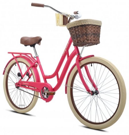 Kent Bicycles 26 In. Innsbruck Women's Cruiser Bike, Watermelon