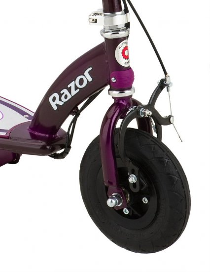 Razor E100 Electric Motor Powered Girls Scooter (Purple) & Youth Sport Helmet