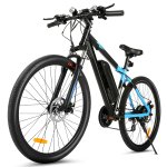 Generic 350W Electric Mountain Bike,20MPH Ebike with Removable Waterproof 10.4Ah Battery, Professional 24 Speed Gears