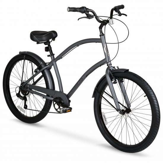 Hyper 26\" Commute Men\'s Comfort Bike, Gray