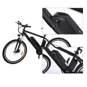 26" 500W Electric Mountain Bike Electric Bicycle Aluminum Alloy Frame Cycling E-bike with Removable 12.5Ah Lithium-Ion Battery for Men Adults