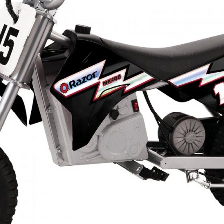 Razor MX400 Dirt Rocket 24V Electric Toy Motocross Motorcycle Dirt Bike, Black