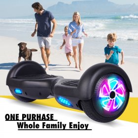 CBD Hoverboard 6.5" Two-Wheel Self Balancing Hoverboard with Bluetooth Speaker and LED Lights Electric Scooter for Adult Kids Gift