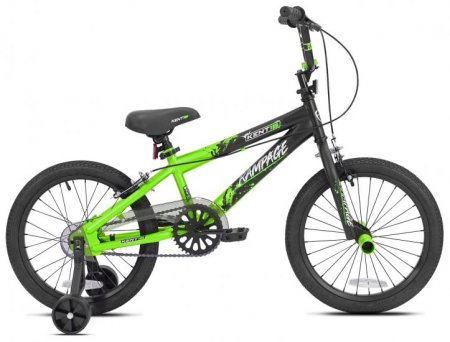 Kent 18" Rampage Boy's Bike, Green,Black