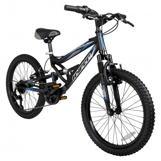 Hyper 20\" Boys Shocker Mountain Bike, Kids, Black