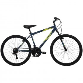 Huffy Hardtail Mountain Bike, Stone Mountain 26 inch 21-Speed, Lightweight, Dark Blue