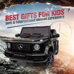 TOBBI Licensed Mercedes-Benz AMG G63 Kids Ride on Car 12V Electric Motorized Vehicles with Remote Control, Battery Powered, LED Lights, Wheels Suspension, Music, Hor