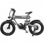 MotoTec Roadster 48v 500w Lithium Electric Bicycle Grey