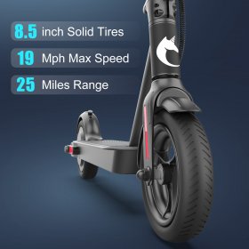 Hovsco Electric Scooter,8.5" Tires,600W Motor Max Speed 19MPH, Long Range Battery,Foldable and Portable Commuting Electric Scooter for Adults