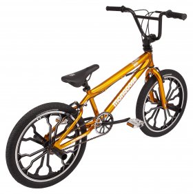Mongoose Rebel kids BMX bike, 20 inch mag wheels, ages 7 - 13, copper