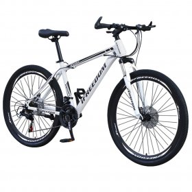 Junior Carbon Steel Full Mountain Bike, Stone Mountain 26 Inch 21Speed ??Bicycle