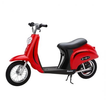 Razor Pocket Mod Miniature Euro 24 Volt 250 Watt Electric Retro Scooter, Red