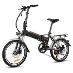 20"Folding Electric Bicycle for Women&Men, 36V City Commuter E-Bike with Removable Lithium-Ion Battery 7 Speed Gear and 3 Working Modes