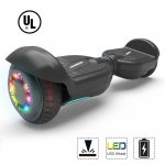 Bluetooth Hoverboard Two-Wheel Self Balancing Electric Scooter 6.5" Flash Wheel Black
