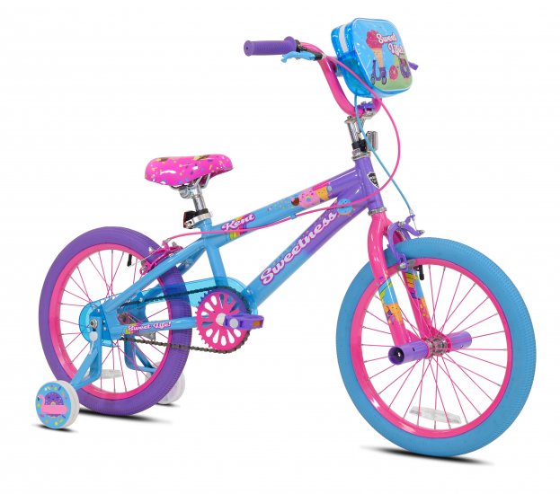 Kent 18\" Sweetness Girls Bike, Purple/Pink/Blue