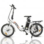 ECOTRIC E-Ride Electric Bike Waterproof Lightweight Foldable 20" inch 350W 36V Electric Bicycle eBike Removable Battery 7 Speed
