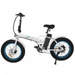 ECOTRIC Electric Fat Tire Bicycle 20" X 4" Folding Bike 500W 36V 12Ah Lithium Battery Beach Mountain Snow Ebike Moped