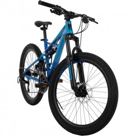 Huffy Oxide 24 In. Boys Mountain Bike for Men, Blue