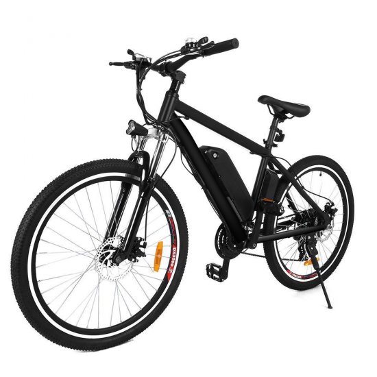 26\" 500W Electric Mountain Bike Electric Bicycle Aluminum Alloy Frame Cycling E-bike with Removable 12.5Ah Lithium-Ion Battery for Men Adults