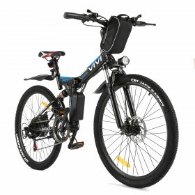 VIVI 26" 21 Speed E-bike Mountain Bike Electric Power Bicycle Damping with Lithium-Ion Battery 36V 350W