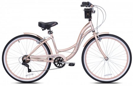 Kent 26" Bayside Women's Cruiser Bike, Rose Gold