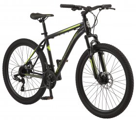 Schwinn Mountain Bike, 26-inch wheels, 21 speeds, black, mens style