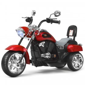 Costway 3 Wheel Kids Ride On Motorcycle 6V Battery Powered Electric Toy Red