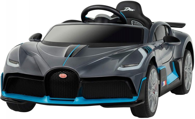 Uenjoy 12V Licensed Bugatti Divo Kids Ride On Car Electric Cars Motorized Vehicles for Kids, with Remote Control, Music, Horn, Spring Suspension, Safety Lock