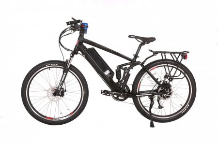 X-Treme Scooters - Rubicon Electric Mountain Bicycle 500W 48V Lithium Ion Battety Long Range Electric Bike, Black