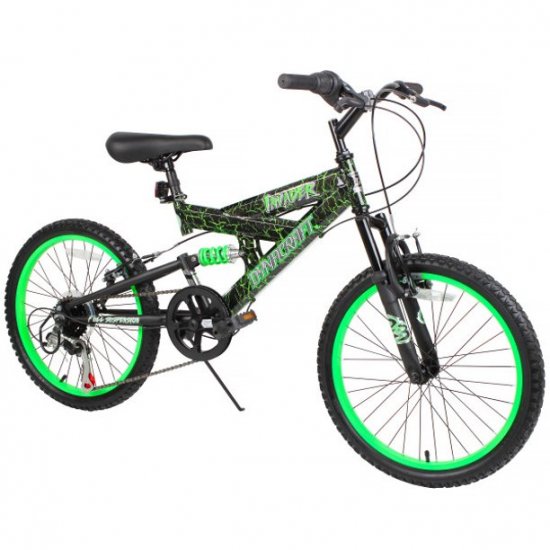 Dynacraft 20\" Invader Boys Bike with Dipped Paint Effect, Black