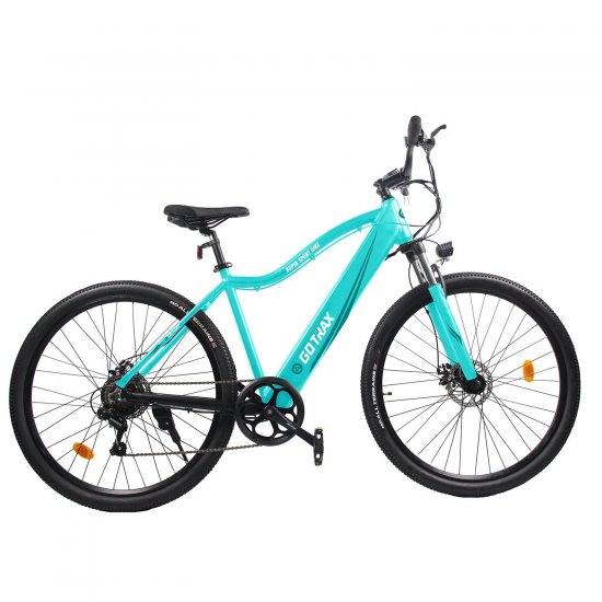 GOTRAX Emerge 26 In. Electric Bike with 36V 7.5Ah Removable Battery, 350W Powerful Motor up 20mph, Shimano Professional 7 Speed Gear and Dual Disc Brakes Alloy Frame Electric Bicycle