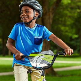 Huffy Moto X 16-Inch Age 4-6 Kids Bike Bicycle with Training Wheels, Yellow