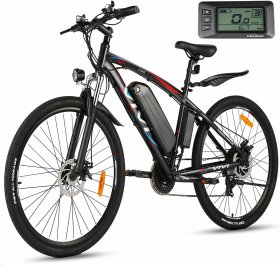 27.5" 48V 500W Electric Bike Brushless Motor,10AH Removable Battery,21-speed Gear Mountain Bike,Commuter Bicycle,Ebike for Adult Men Women