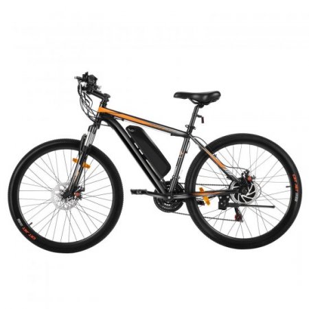 26inch 21 Speed Electric Bicycle for Adults Ebike with 36V 10.4A Removable Lithium-ion Battery Integrated Mens Electric Bike With LED Meter and Thumb Throttle