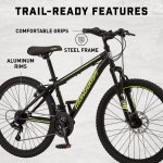 Mongoose Excursion Mountain Bike, 24-inch wheel, 21 speeds.