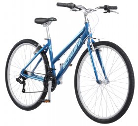 Schwinn Multi-Use Bike, 700c wheels, 18 speeds, womens frame, blue, 28 inch wheel size, hybrid