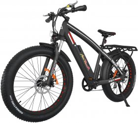 26 inch 750W 12.8Ah 48V Addmotor Electric Mountain Bicycle, M-560 P7 Ebike, Black