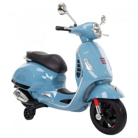 Huffy 17359P Vespa Kids 6 Volt Electric Battery Operated Ride On Scooter, Blue