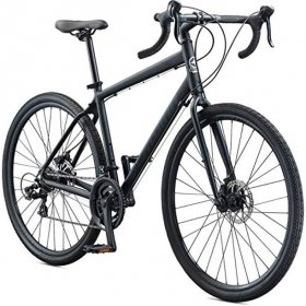 Schwinn Adult Gravel Bike, 14 Speeds, 700c Wheels, Light Weight Aluminum Frame, Black