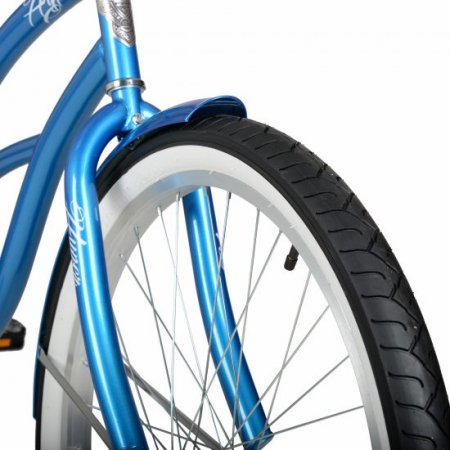 Hyper 26-inch Ladies Metallic Blue Cruiser