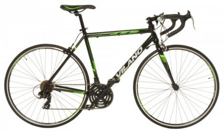 Vilano R2 Commuter 21 Speed 700c Aluminum Road Bike in Black, 54 cm Medium