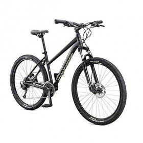 Mongoose Switchback Expert Adult Mountain Bike, 18 Speeds, 27.5-inch Wheels, Black