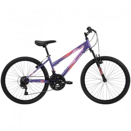 Huffy Hardtail Mountain Bike, Stone Mountain, 24 inch 21-Speed, Lightweight, Purple