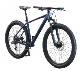 Schwinn Mountain Bike with mechanical seat post, Large 19 inch mens style frame, blue
