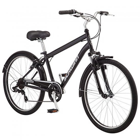 Schwinn Suburban Bicycle-Color:Black,Size:26\",Style:Men\'s Comfort