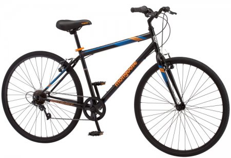 Mongoose Hotshot Hybrid Bike, 7-speed, 700c wheels