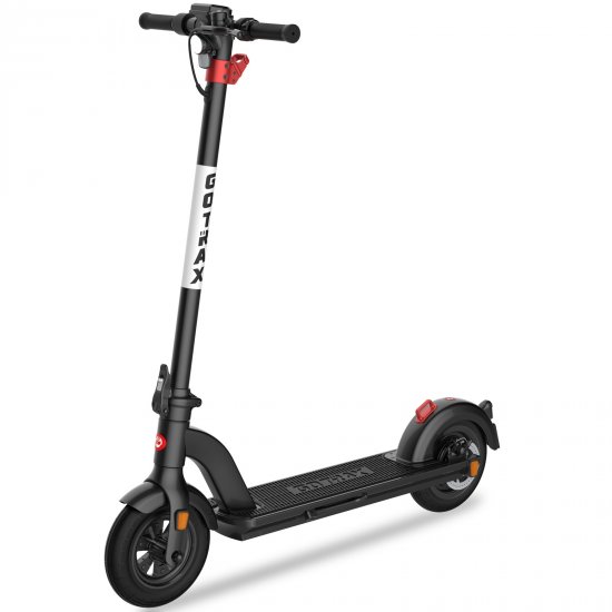 GOTRAX G3 Commuting Electric Scooter - 8.5\" Air Filled Tires - 15.5MPH & 18mile Range - Folding Frame and 2 Gear Speed Black