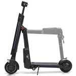 Costway Goplus LED Bluetooth Folding Electric Scooter with Removable Seat Speed Up to 15.5 MPH