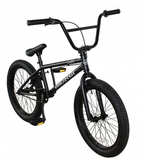 Micargi Cape 20\" BMX Steel Frame Bike with Alloy Rims Street off road Matte Black Bicycle